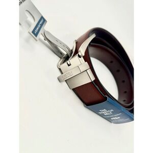 Reaction Kenneth Cole Reversible Tan Brown Stretch Belt Men's‎ L 38-40 NWT